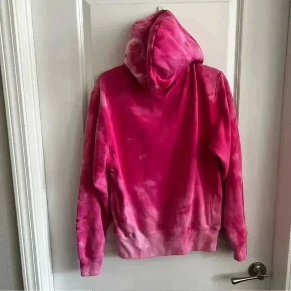 601 WTLA Men’s Pink Heart Hoodie Size Small - Picture 4 of 5